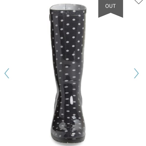 UGG Shaye Polka Dot Rubber Rain Boots - Picture 4 of 6